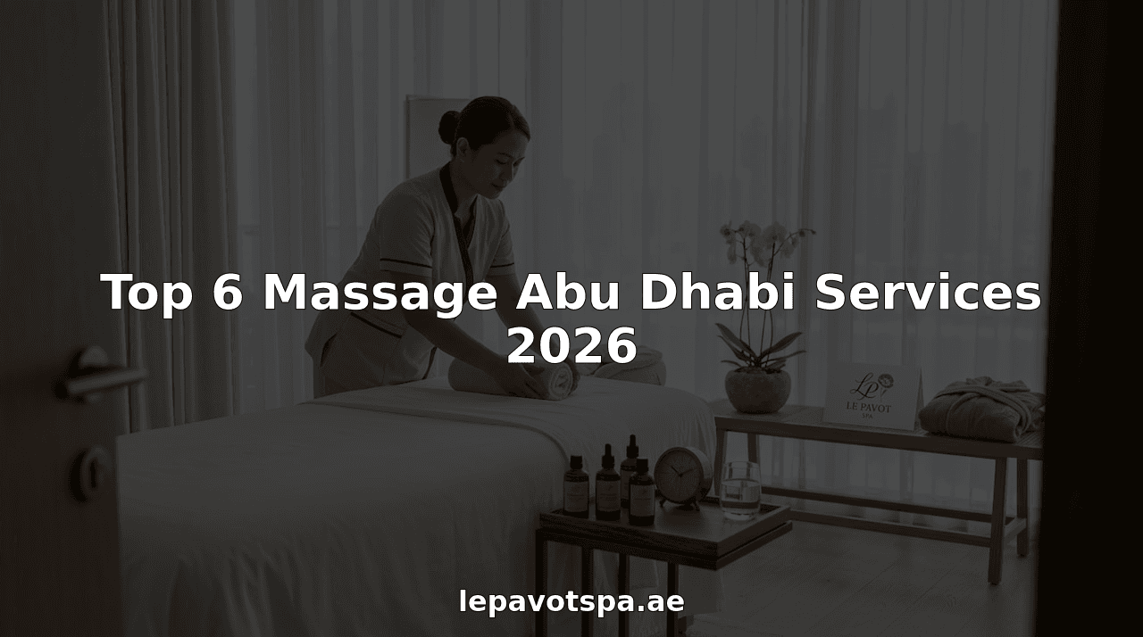 Top 6 Massage Abu Dhabi Services 2026